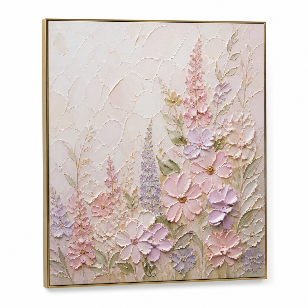 Dekoratif Portre Tablo — Pastel Tonlarda