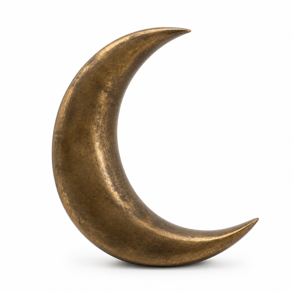 Minimalist Bronz Ay Biblo