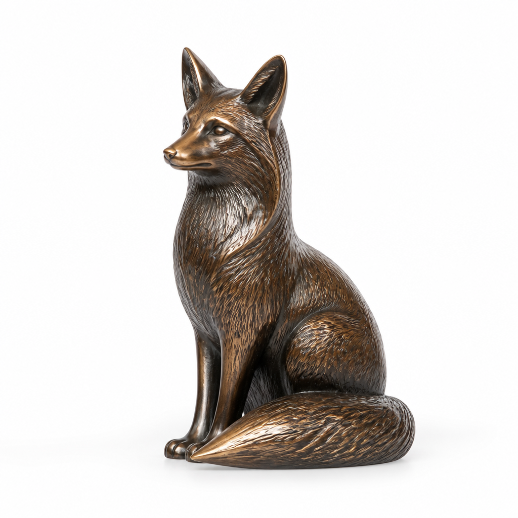 Modern Bronz Tilki Biblo